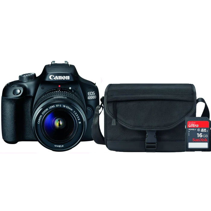 Canon EOS 4000D Starter Bundle