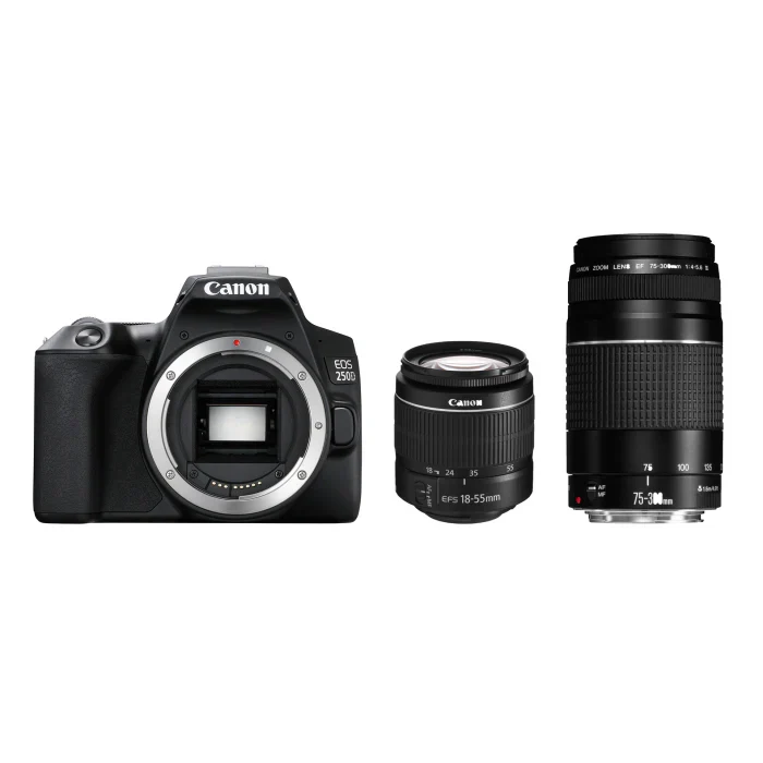 Canon EOS 250D DSLR Double Lens Kit