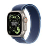 Apple Watch Ultra 3 GPS+Cell 49mm Nat Tit Case, Blue/Bright Blue Trail Loop