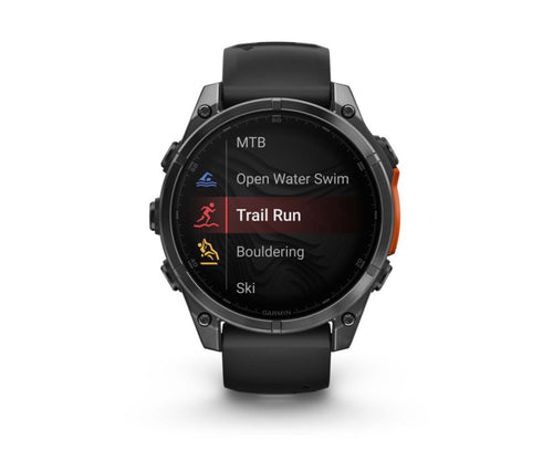 Garmin Fenix 8 - 47mm, Amoled, Slate Gray With Black Silicone Band