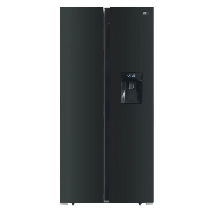 Defy 496L Side By Side Glassdoor Fridge Freezer Water Dispenser DFF456