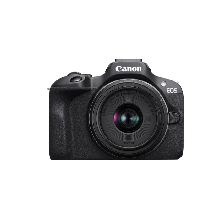 Canon EOS R100 Mirrorless Camera + RF-S 18-45MM Lens
