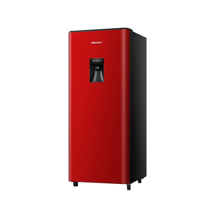 Hisense 177L Single Door Fridge Water Dispenser H235RRE-WD Red