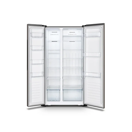 Hisense 516L Side by Side Fridge Freezer Inox H670SIT