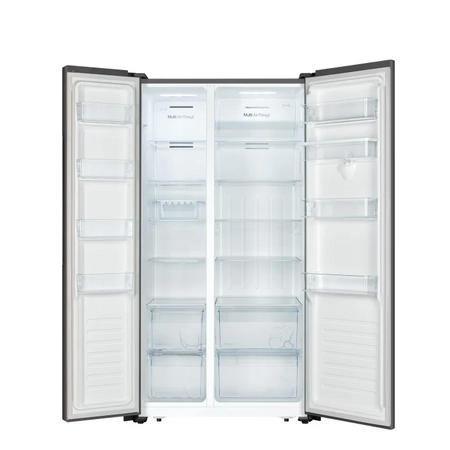 Hisense 514L Side By Side Fridge Freezer Inox H670SITWD