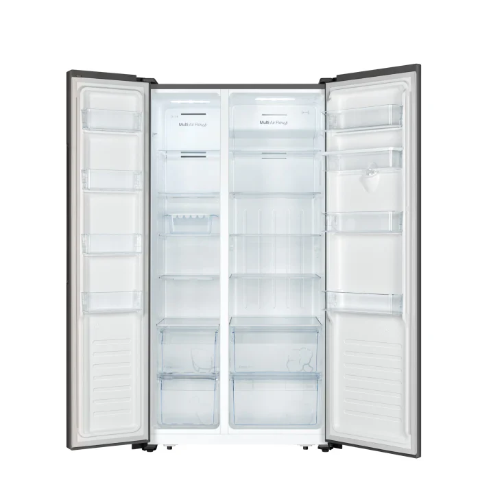Hisense 514L Side By Side Fridge Freezer Inox H670SITWD