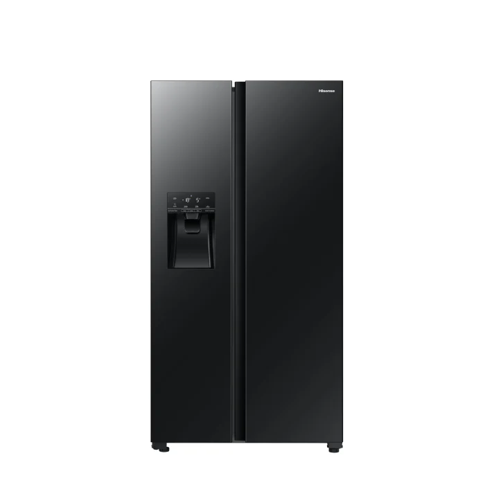 Hisense 535L Black Side By Side Fridge Freezer H700SMIIDL