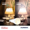 Aurora Emergency LED Light Bulb E27 | Rechargeable Backup 2 Pack
