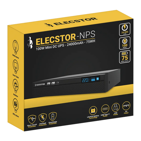 Elecstor 100W Mini UPS 24 000mAh - 75WH